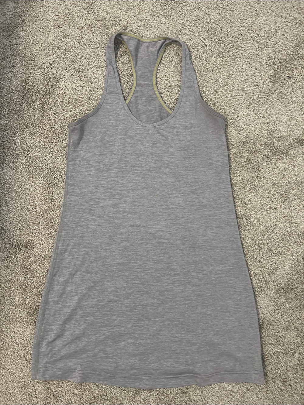 lululemon athletica Grey Racerback Tank